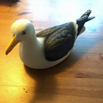 Meeuw polystone voor buiten